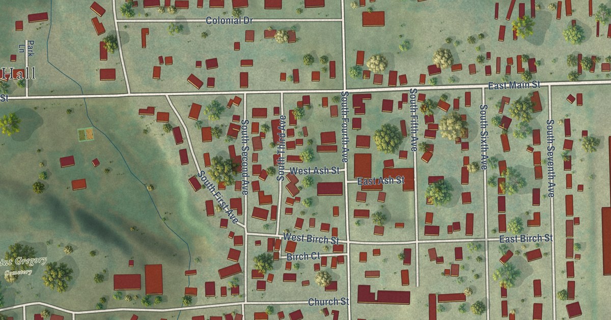 Map of St. Nazianz, Wisconsin in 2026