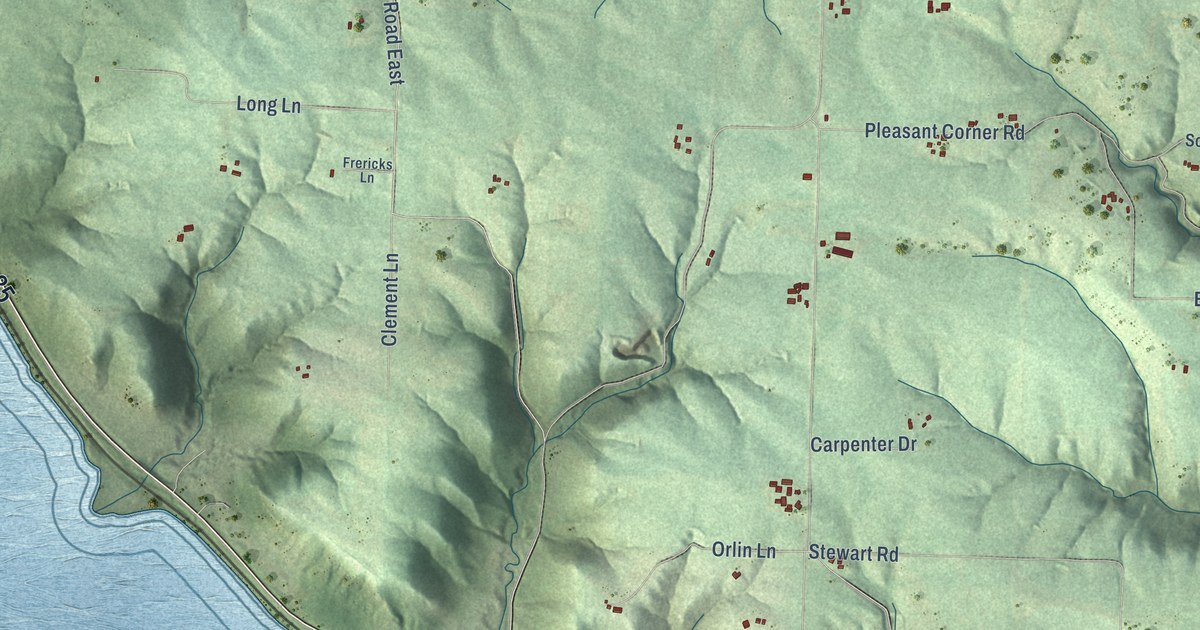 Map of the Town of Stockholm, Wisconsin in 2026