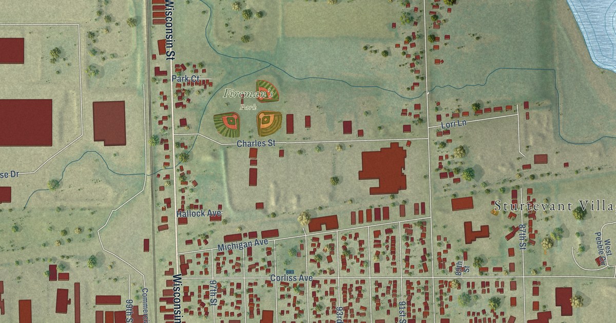 Map of Sturtevant, Wisconsin in 2026