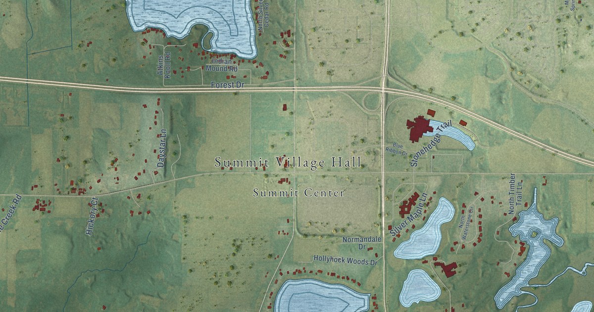 Map of Summit, Waukesha County, Wisconsin in 2026