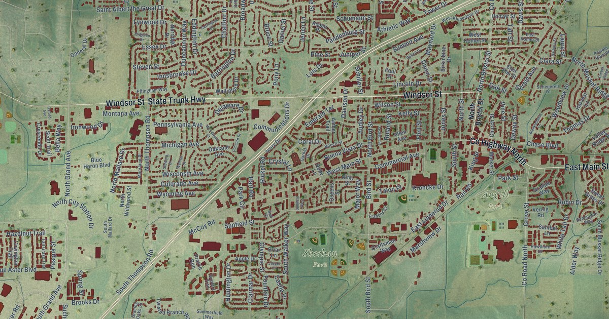 Map of Sun Prairie, Wisconsin in 2026