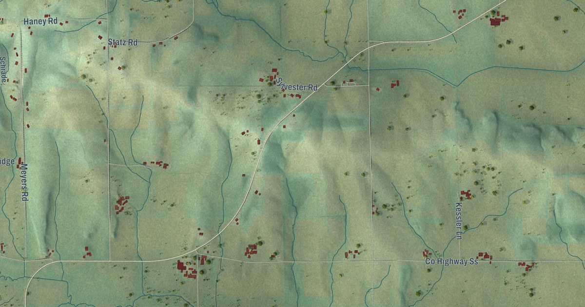 Map of Sylvester, Wisconsin in 2026