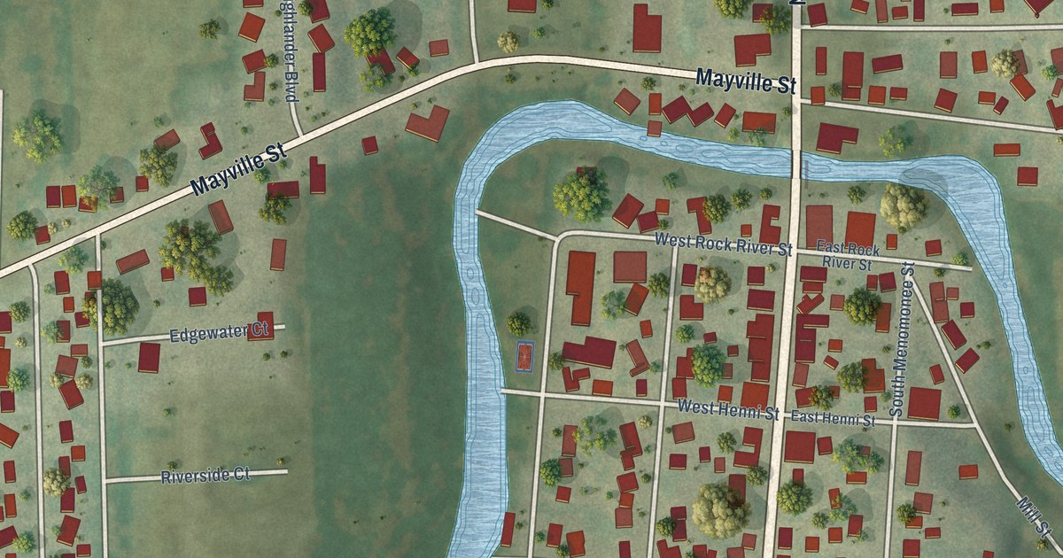 Map of Theresa, Wisconsin in 2026
