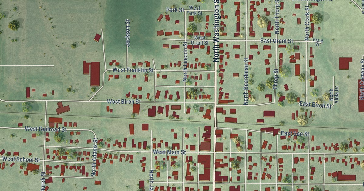 Map of Thorp, Wisconsin in 2026