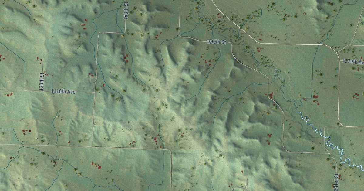 Map of Tiffany, Wisconsin in 2026