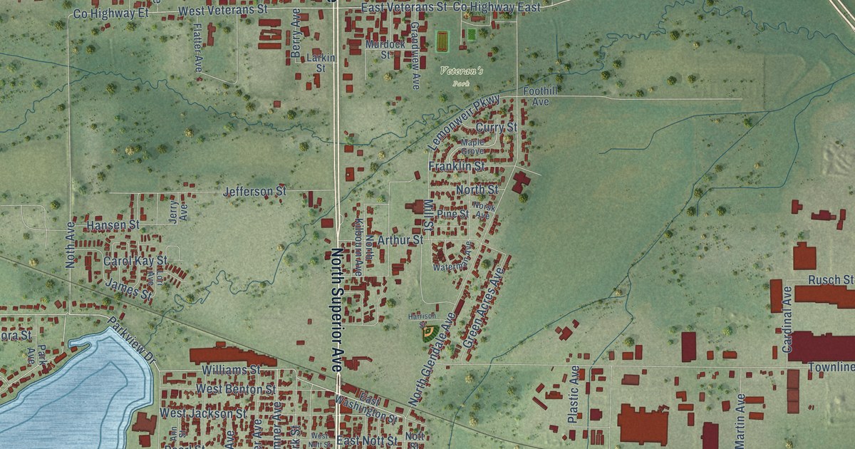 Map of Tomah, Wisconsin in 2026