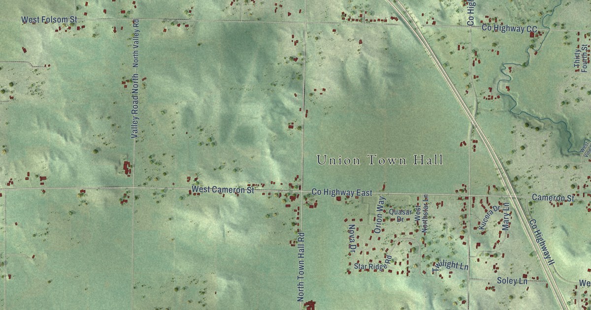 Map of Union, Eau Claire County, Wisconsin in 2026