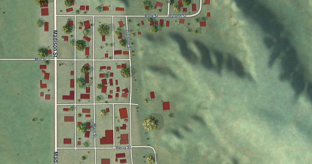 Map of Union Center, Wisconsin in 2026