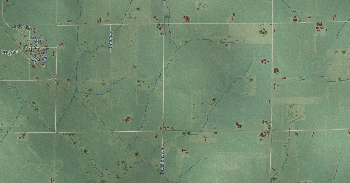 Map of Unity, Clark County, Wisconsin in 2026