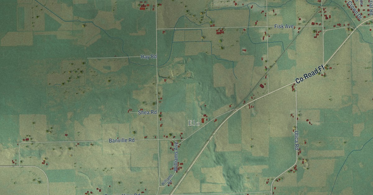 Map of Utica, Winnebago County, Wisconsin in 2026