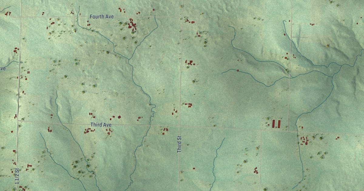 Map of Vance Creek, Wisconsin in 2026