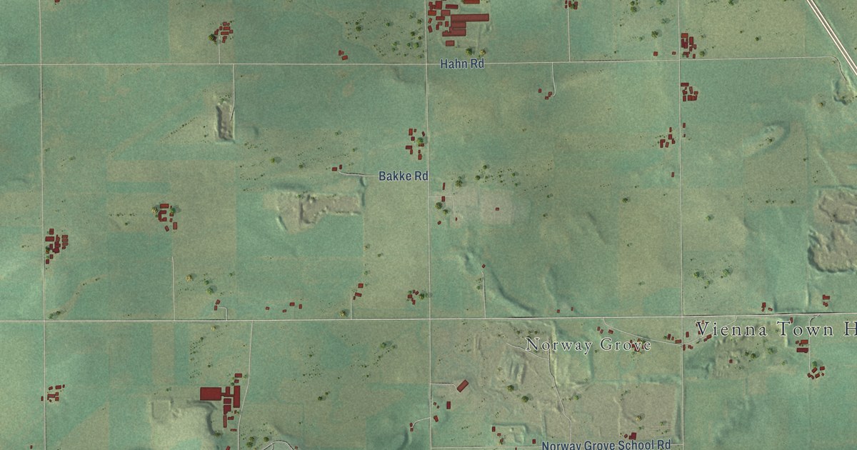 Map of Vienna, Wisconsin in 2026