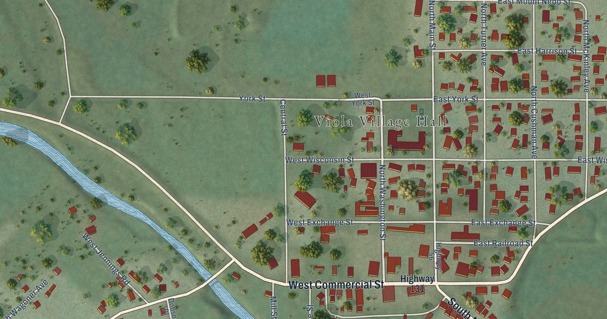 Map of Viola, Wisconsin in 2026