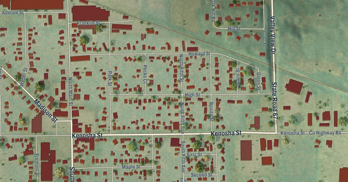 Map of Walworth, Wisconsin in 2026