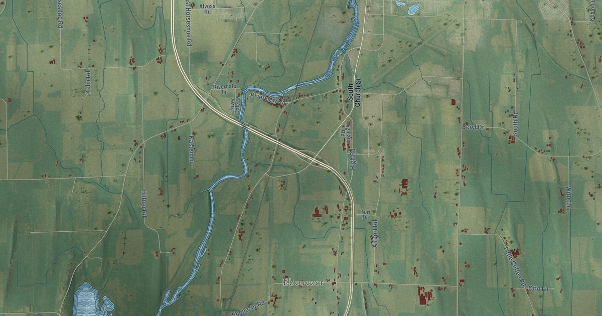 Map of the Town of Watertown, Wisconsin in 2026
