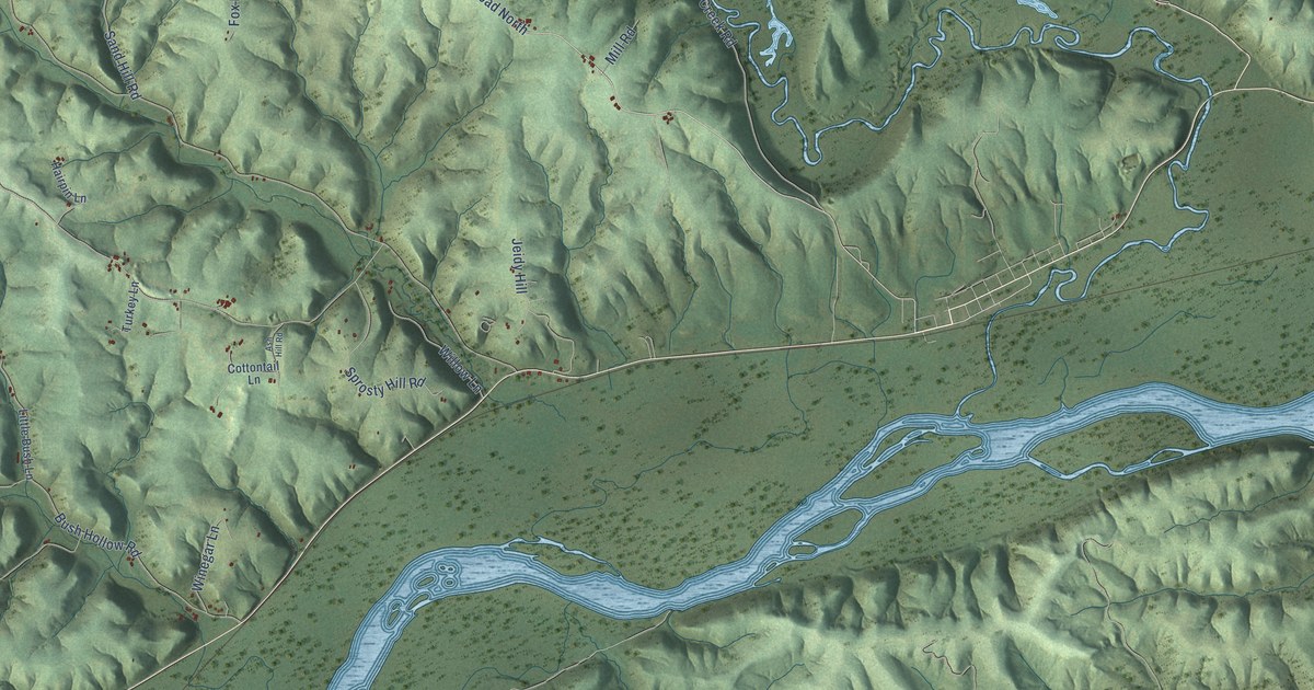 Map of the Town of Wauzeka, Wisconsin in 2026