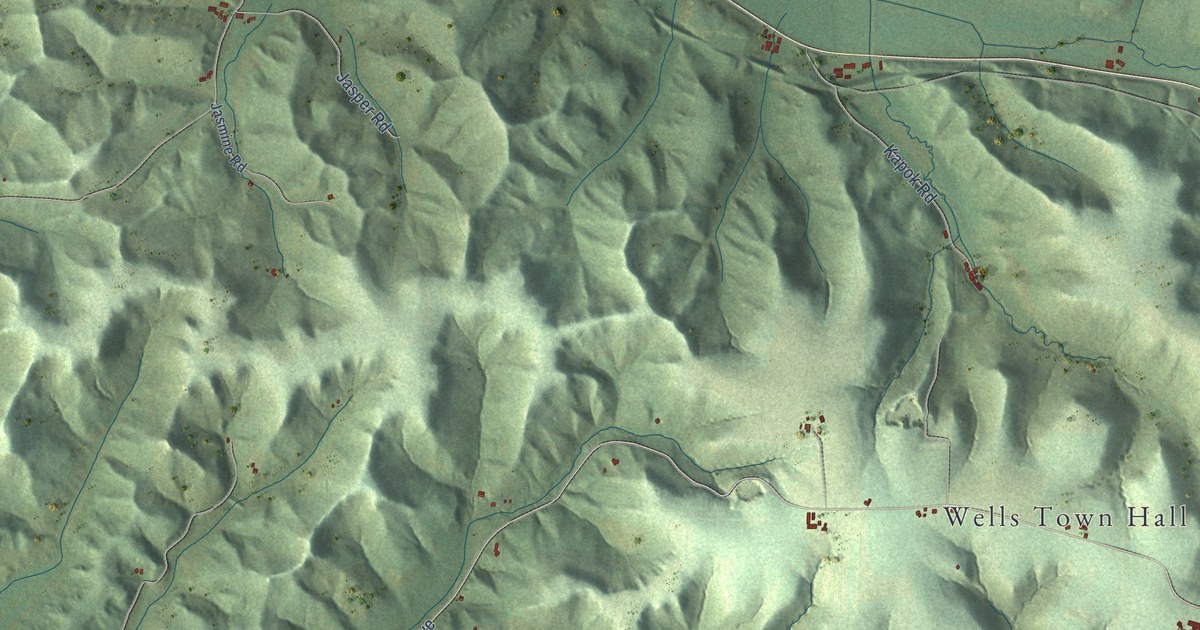 Map of Wells, Wisconsin in 2026