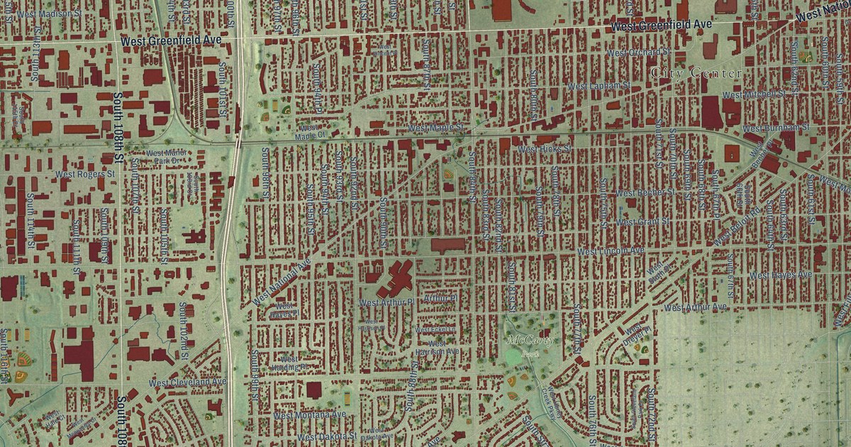 Map of West Allis, Wisconsin in 2026
