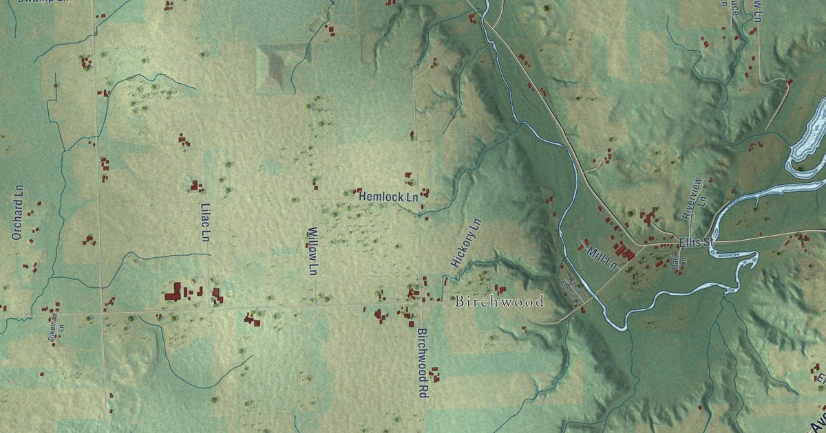 Map of West Kewaunee, Wisconsin in 2026