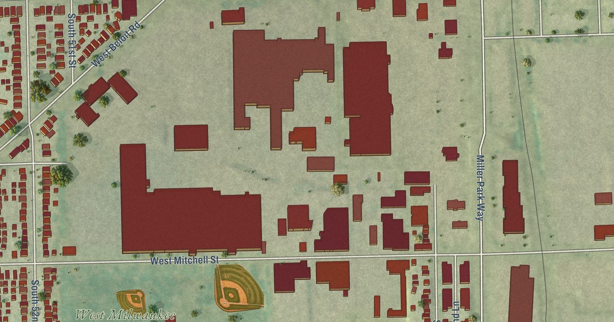 Map of West Milwaukee, Wisconsin in 2026