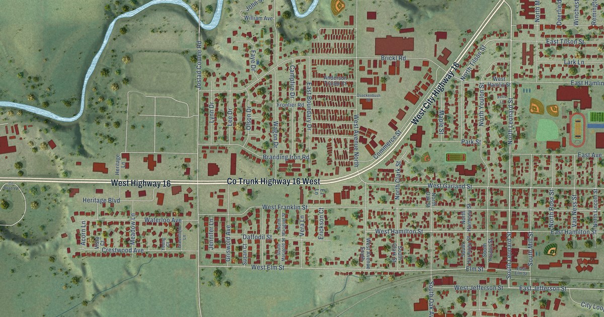 Map of West Salem, Wisconsin in 2026