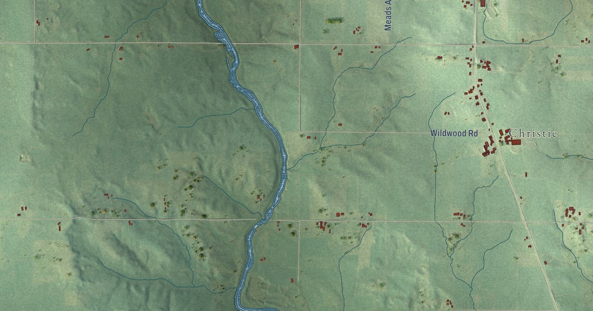 Map of the Town of Weston, Clark County, Wisconsin in 2026