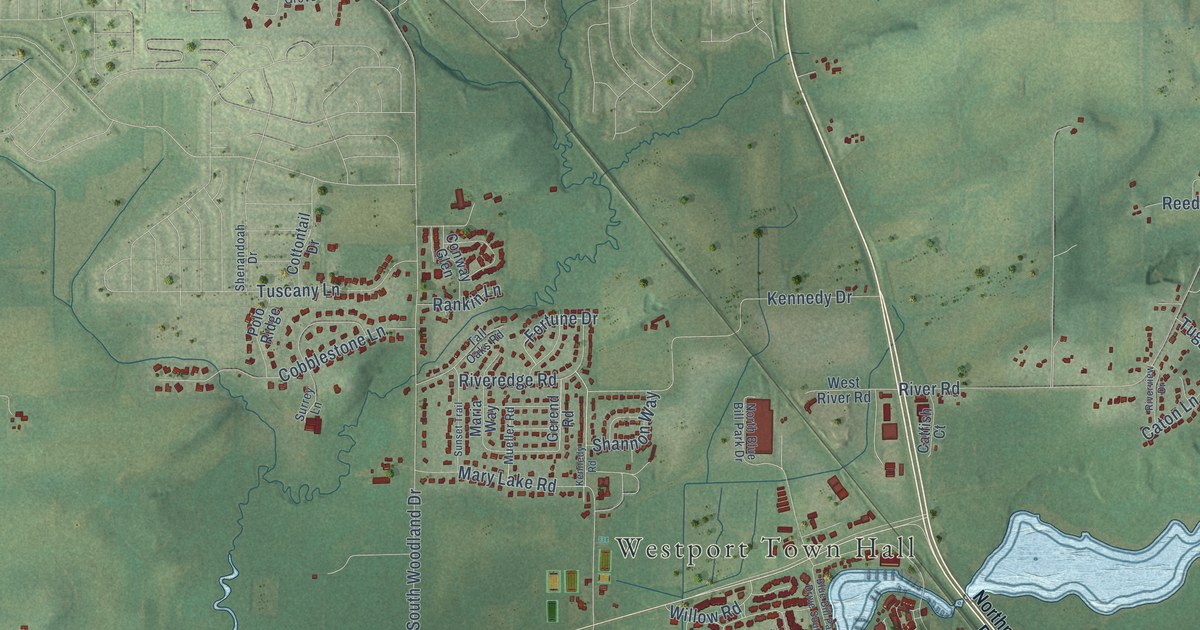 Map of Westport, Wisconsin in 2026