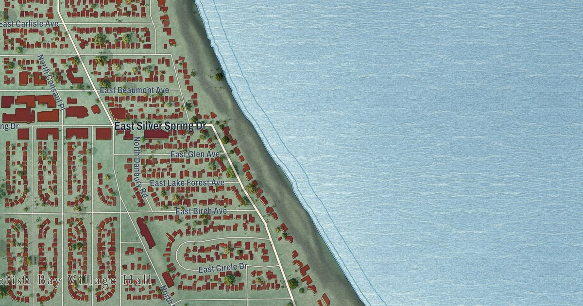Map of Whitefish Bay, Wisconsin in 2026