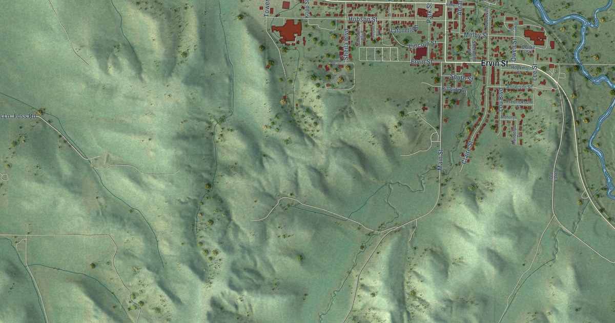 Map of Whitehall, Wisconsin in 2026