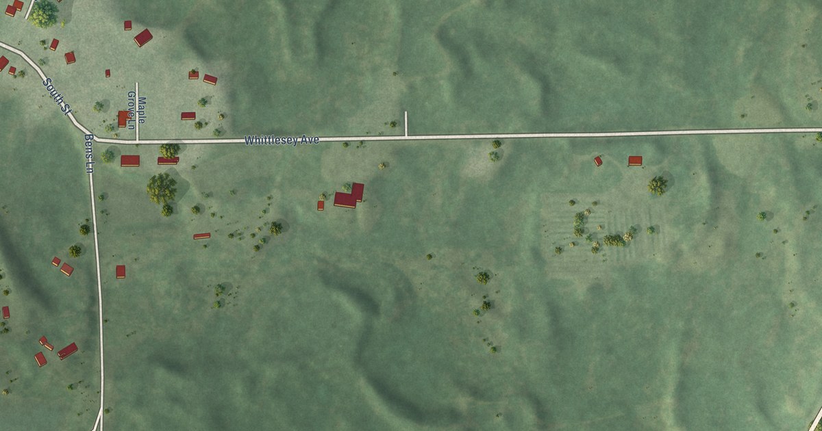 Map of Whittlesey, Wisconsin in 2026