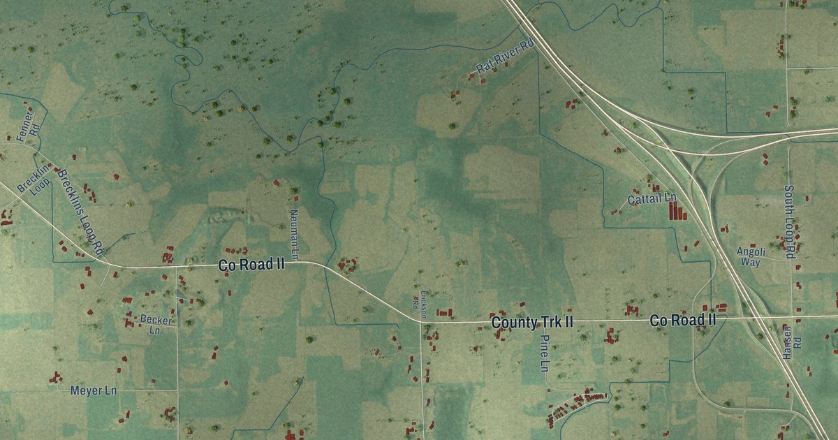 Map of Winchester, Winnebago County, Wisconsin in 2026