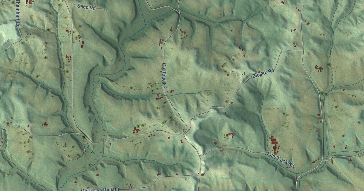 Map of Winfield, Wisconsin in 2026