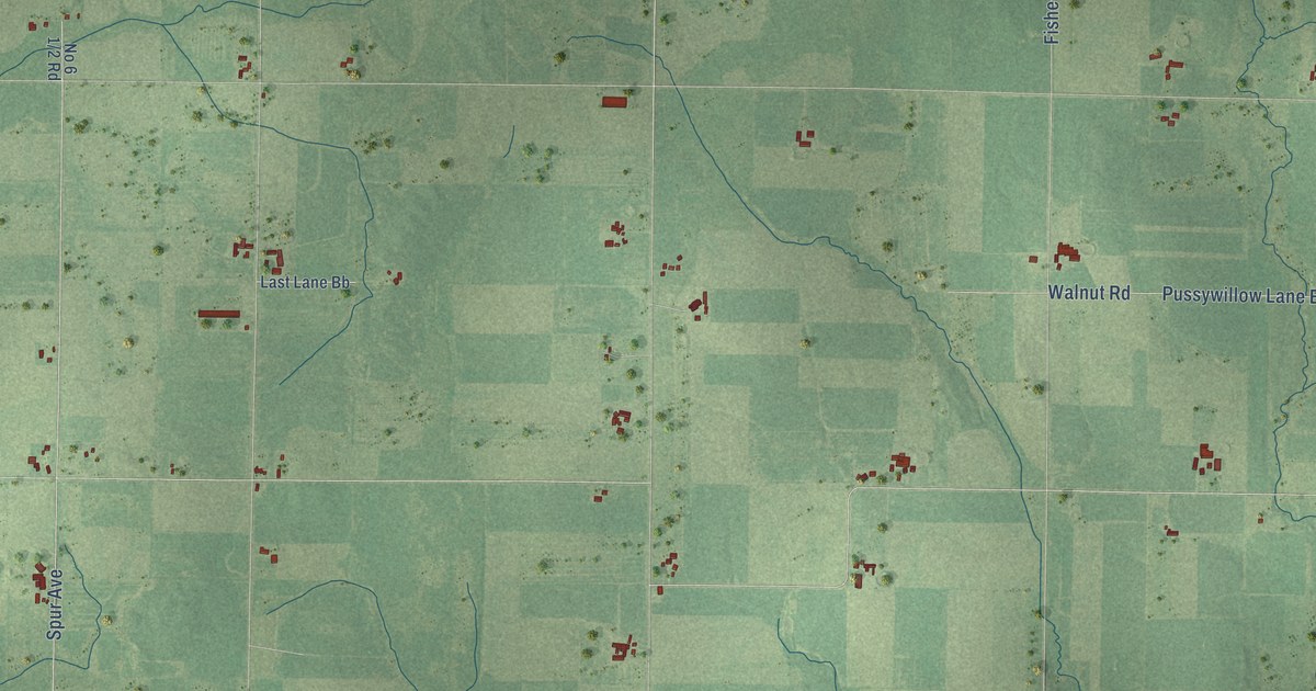 Map of the Town of Withee, Wisconsin in 2026