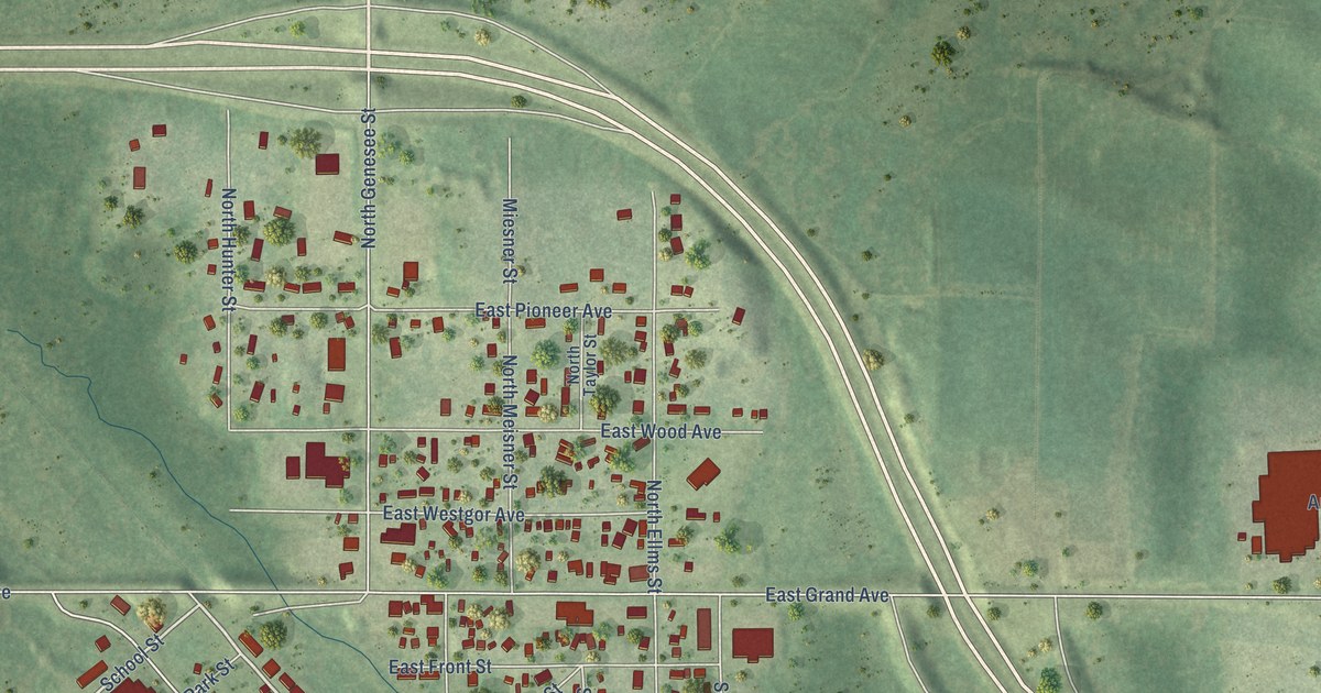 Map of Wittenberg, Wisconsin in 2026
