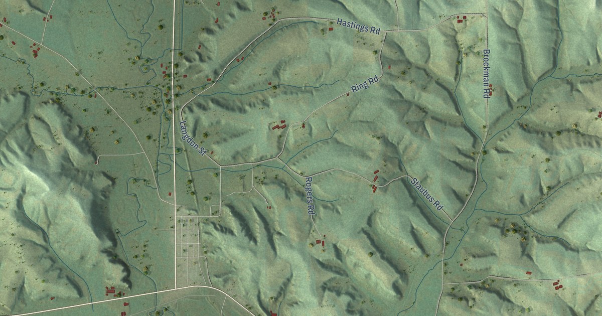 Map of the Town of Wonewoc, Wisconsin in 2026
