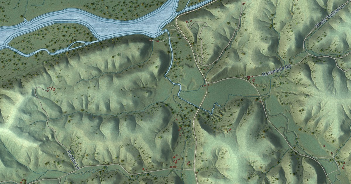 Map of the Town of Woodman, Wisconsin in 2026