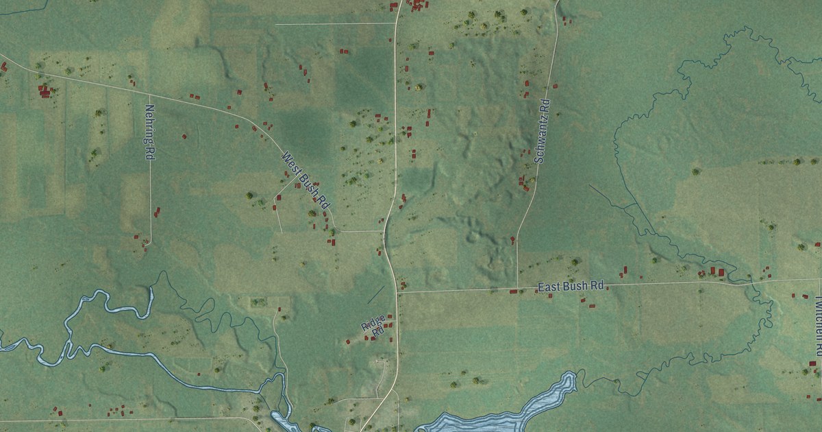 Map of the Town of Wyocena, Wisconsin in 2026