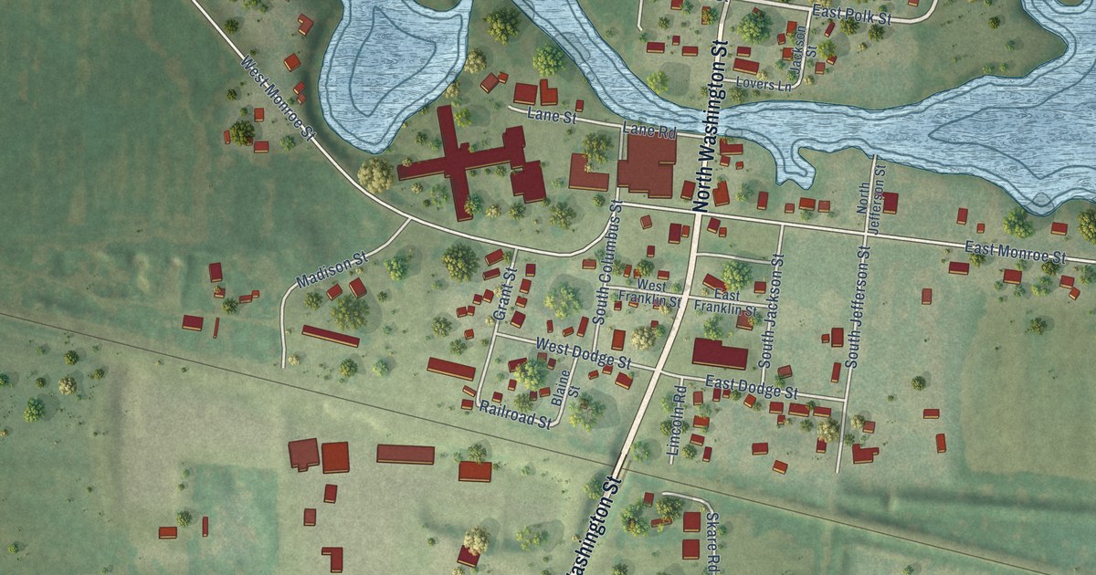 Map of Wyocena, Wisconsin in 2026
