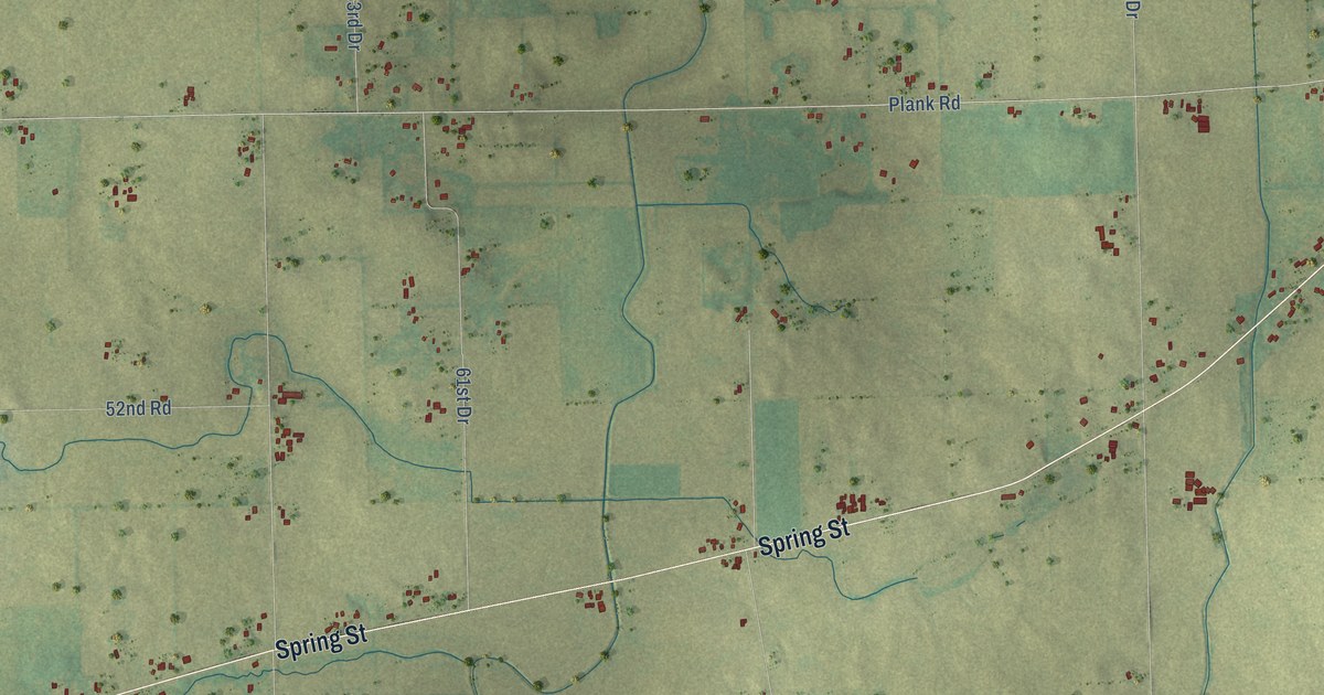 Map of Yorkville, Wisconsin in 2026