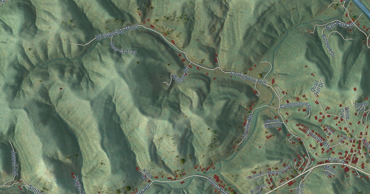 Map of Alum Creek, West Virginia in 2026
