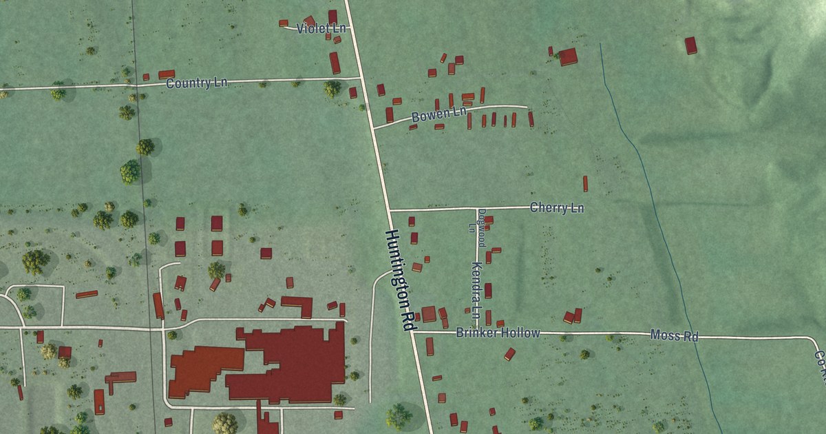Map of Apple Grove, West Virginia in 2026