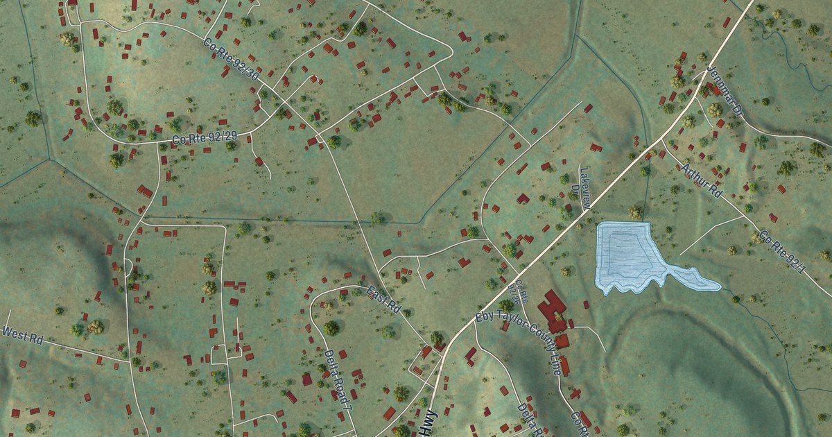 Map of Arthurdale, West Virginia in 2026