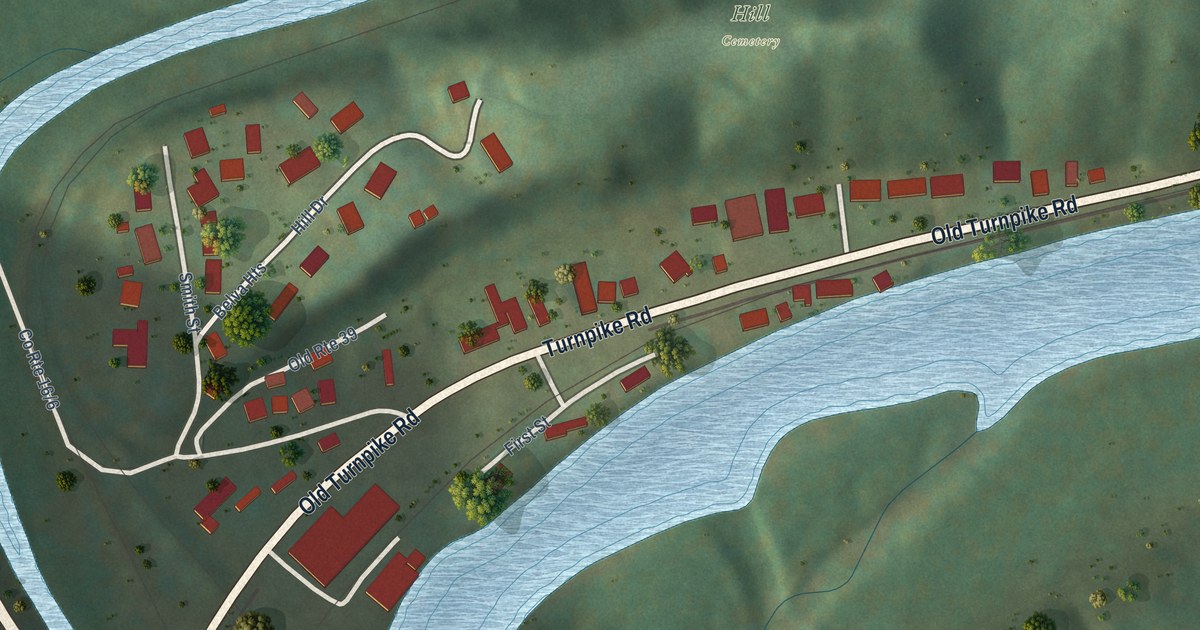 Map of Belva, West Virginia in 2026