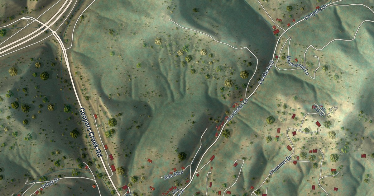 Map of Big Chimney, West Virginia in 2026