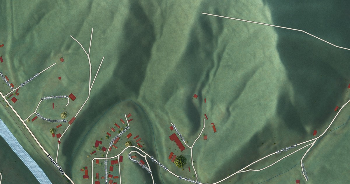 Map of Big Creek, West Virginia in 2026