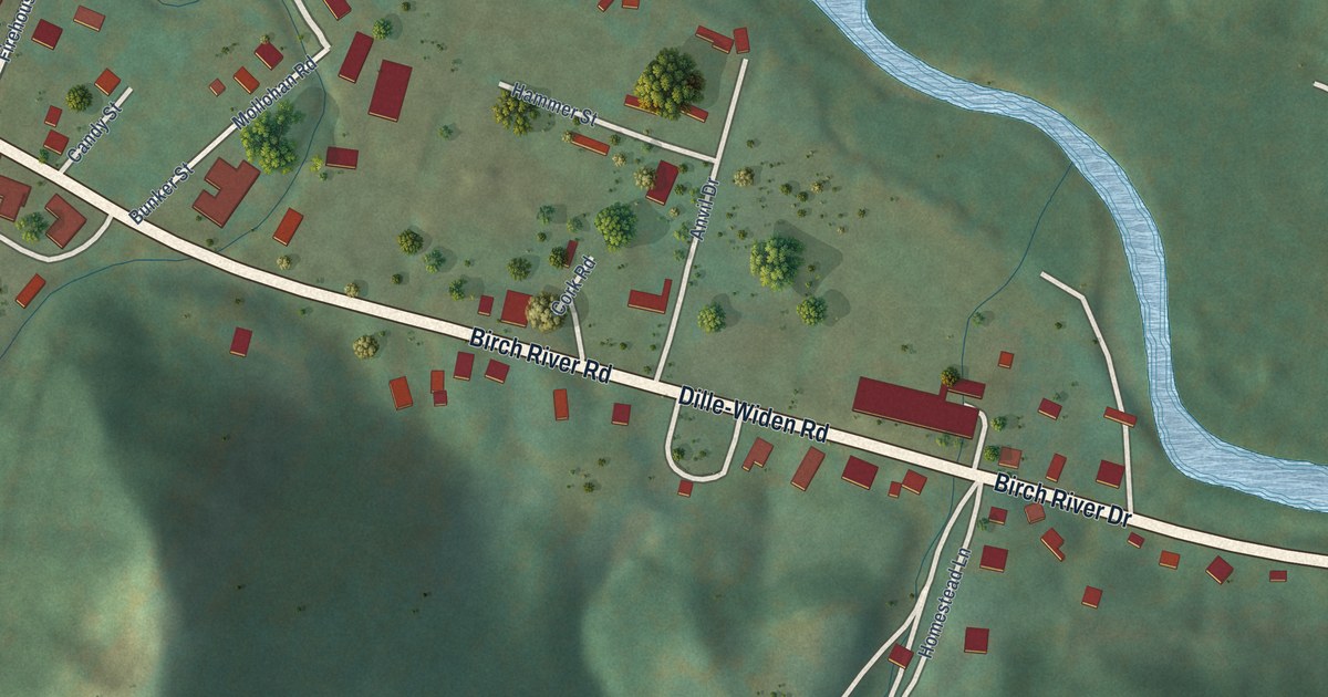 Map of Birch River, West Virginia in 2026