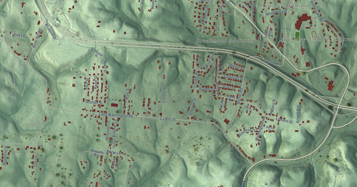 Map of Blennerhassett, West Virginia in 2026