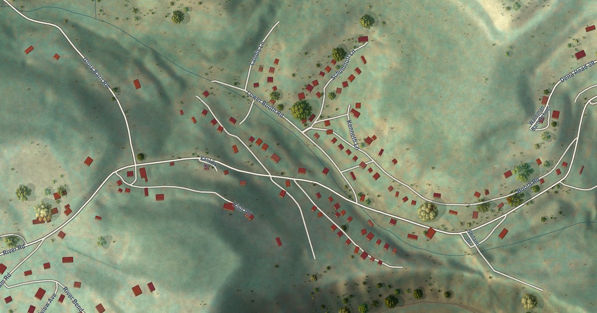 Map of Booth, West Virginia in 2026
