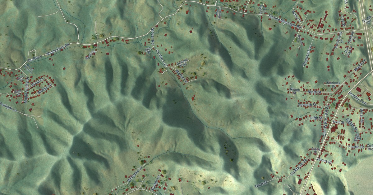 Map of Bradley, West Virginia in 2026