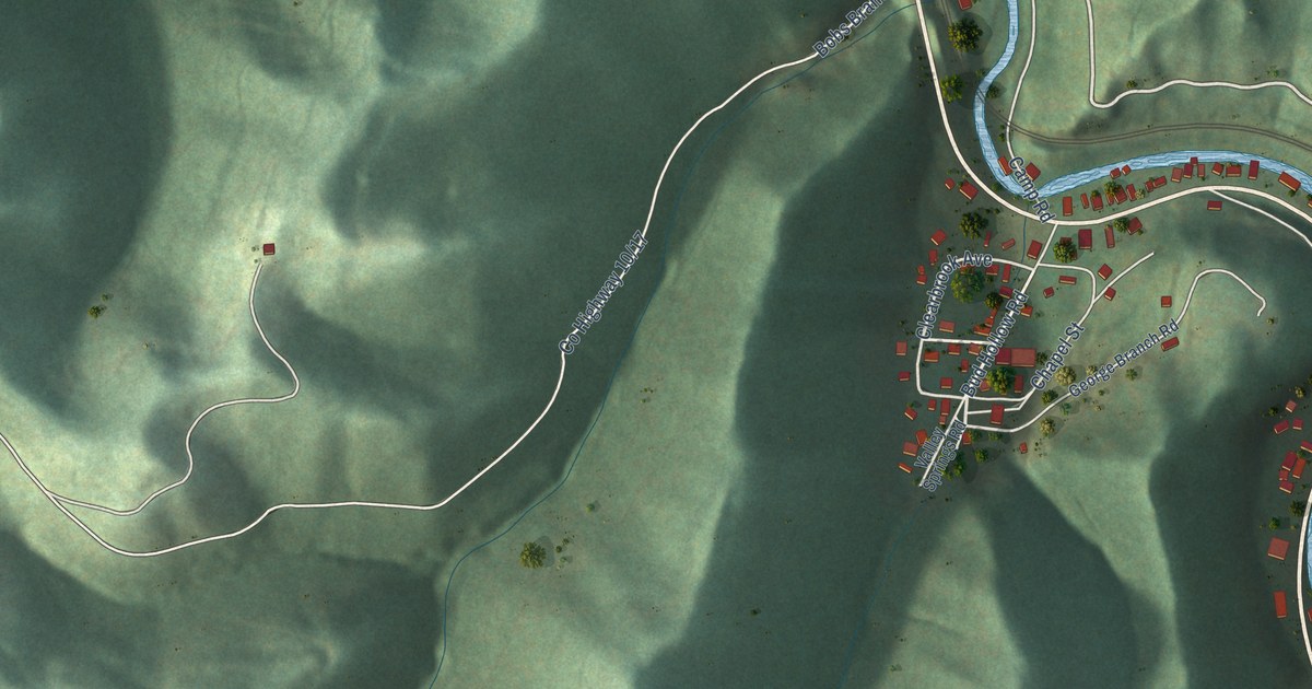 Map of Bud, West Virginia in 2026